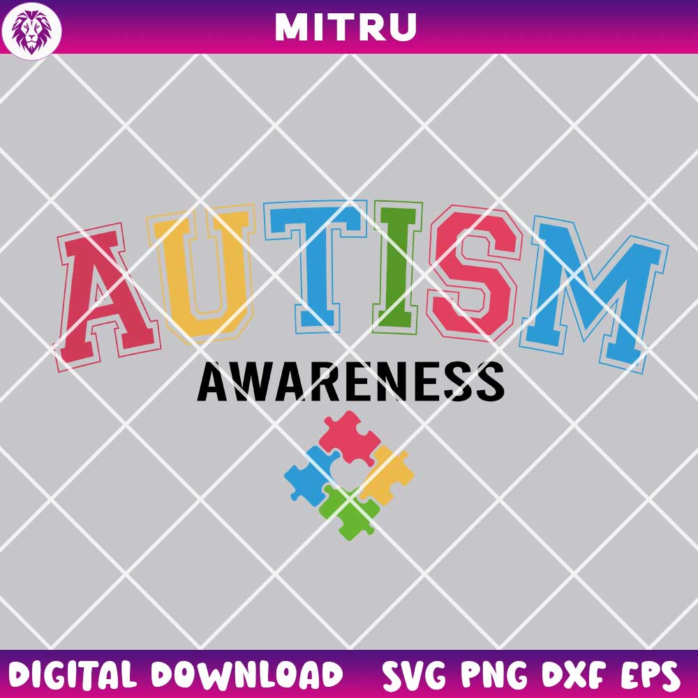 Autism Awareness SVG PNG, Autism Puzzle SVG For Shirt