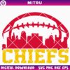 Chiefs City Skyline SVG PNG, Kansas Football SVG File