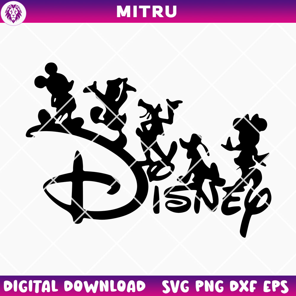 Disney Friends SVG, Mickey Minnie SVG, Donald Daisy SVG