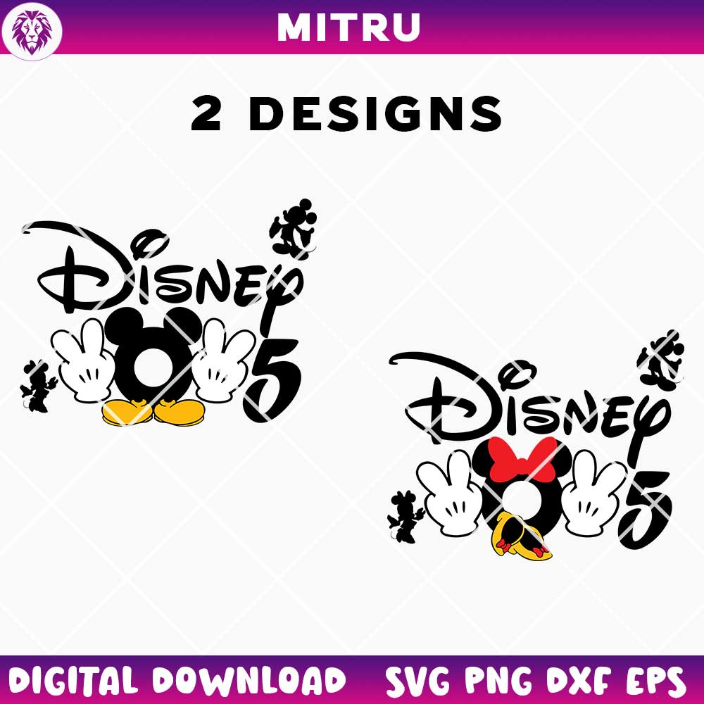 Disney 2025 Mickey Minnie SVG PNG, Cute Disney Mouse SVG, Family Vacation SVG