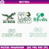 Go Eagles SVG PNG Bundle, Go Birds SVG, Fly Eagles Fly SVG Cut Files