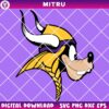 Goofy Minnesota Vikings Logo SVG PNG, Disney Cartoon Vikings Football SVG