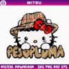 Hello Kitty Peso Pluma Peeking SVG PNG, Corridos Tumbados SVG, Pluma Mexican SVG