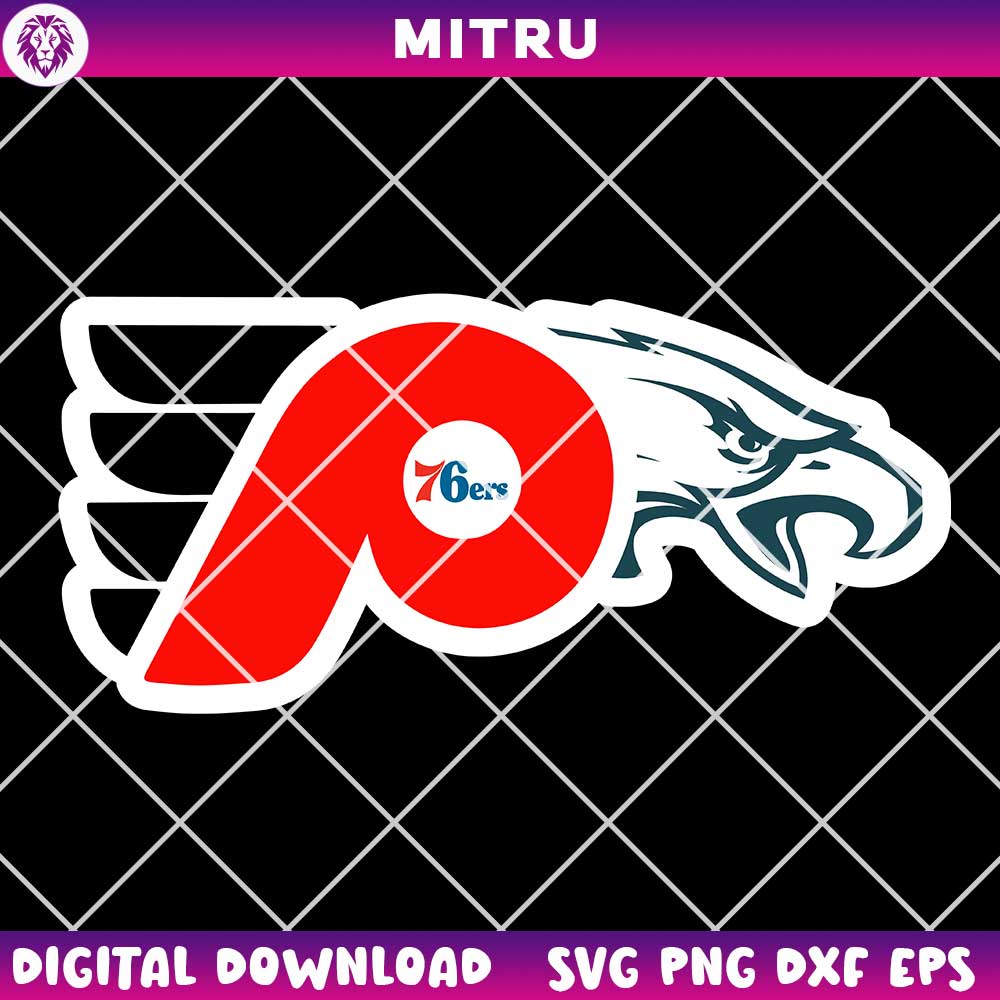 Philly Sports Logo SVG PNG, Eagles SVG, Philadelphia SVG, 76ers SVG, Phillies SVG