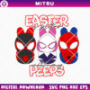 Spiderman Easter Is Better With My Peeps SVG PNG, Cute Spiderman Easter Day SVG Files