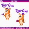 Bluey Clemson Tigers Mascot SVG PNG, Tiger Cub SVG, Clemson Tigers Cheerleaders SVG