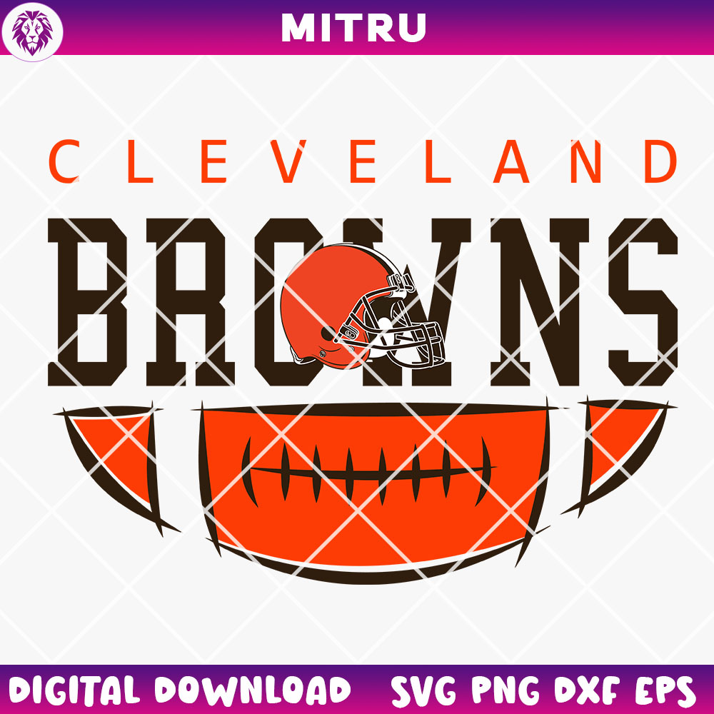 Cleveland Browns Football SVG PNG, Go Browns SVG Designs