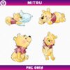 Cute Winnie The Pooh PNG, Baby Pooh PNG Digital Download