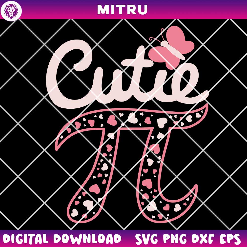 Cutie Pi SVG PNG, Math Lover SVG, Mathematics SVG