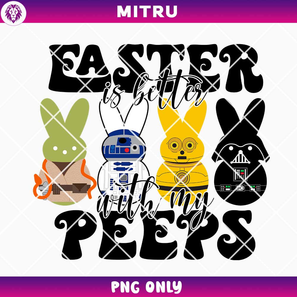 Easter Peeps Star Wars PNG, Disney Galaxy Easter Day PNG