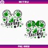 Mickey Minnie Ears Lucky PNG, Mickey St Patrick's Day PNG Clipart