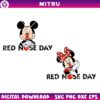 Mickey Minnie Red Nose Day SVG PNG, Disney Red Nose SVG