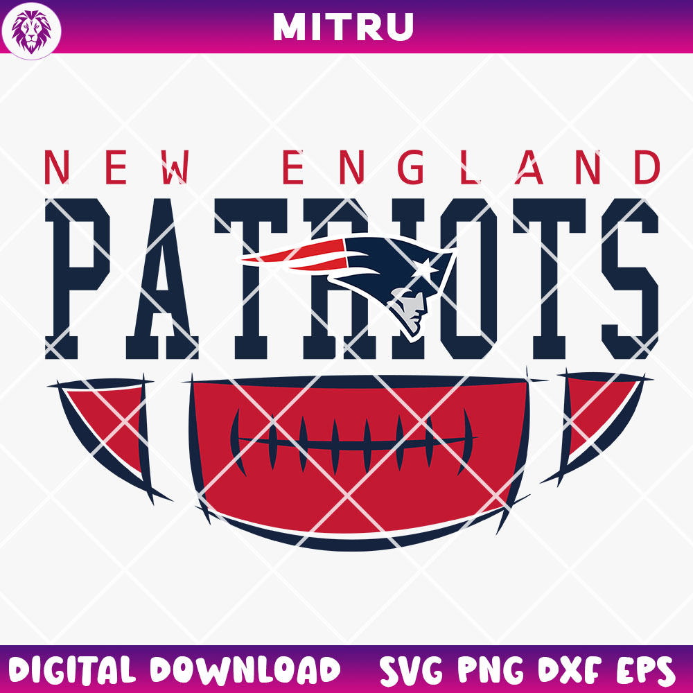 New England Patriots Football SVG PNG, Patriots Team Logo SVG Cricut Print Files