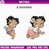 Baby Betty Boop SVG PNG, Afro Girl Cartoon SVG