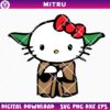 Baby Yoda Hello Kitty SVG PNG, Kitty Cat Star Wars SVG