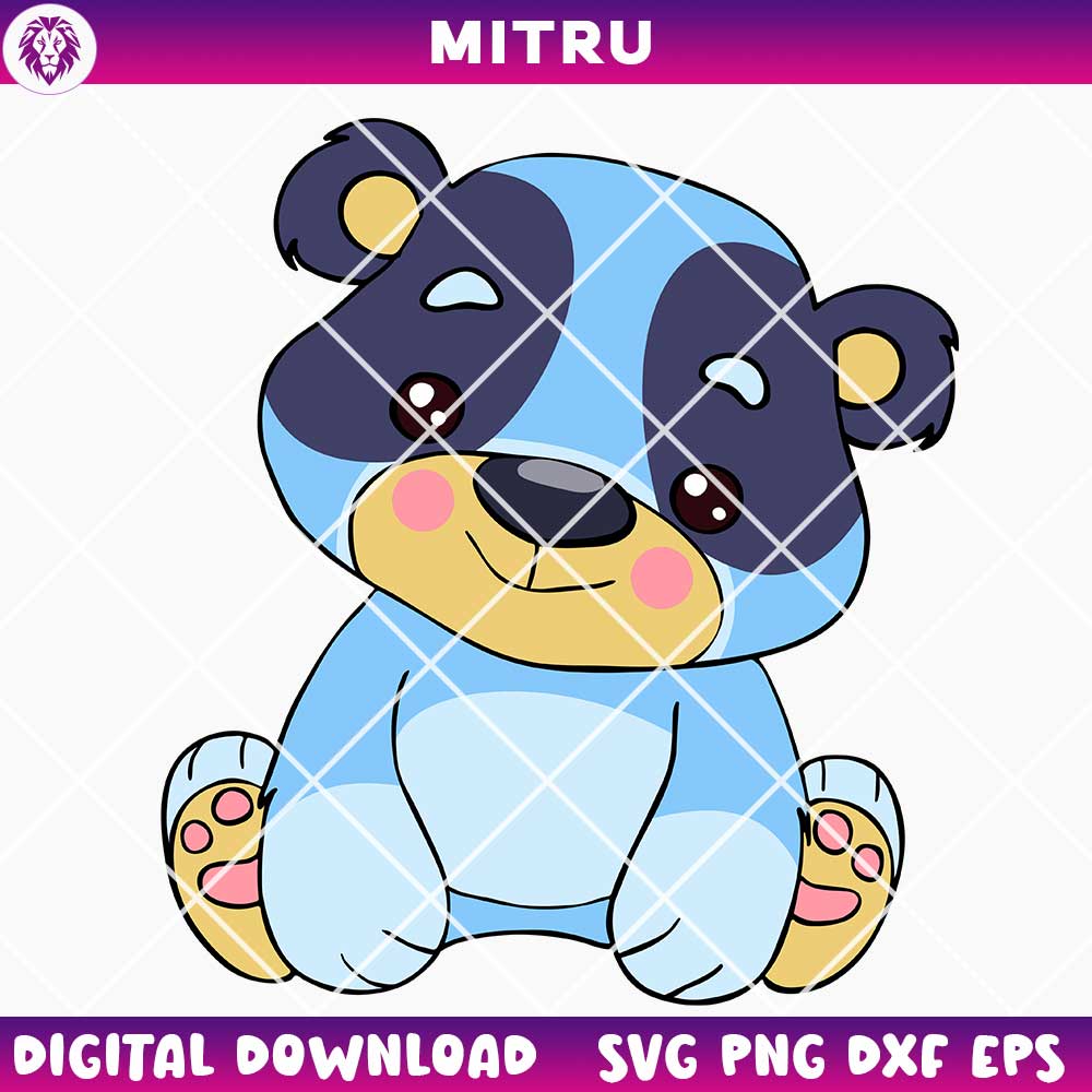 Bluey Parody Bear SVG PNG, Bluey Animal SVG