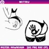 Booty Handprint SVG PNG, Funny Adult SVG, Sexy Girl SVG