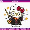 Harry Potter Hello Kitty SVG PNG, Kitty Wizard SVG
